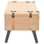 vidaXL Meuble TV 110x33x35 cm Bois de sapin massif