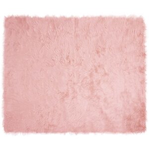 vidaXL Tapis en fausse Tafalla Rose 200 x 280 cm Polyester