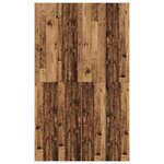 vidaXL Cadre de lit avec rangement Bois Ancien 120 x 200 cm