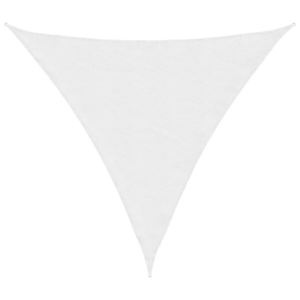 vidaXL Voile de parasol tissu oxford triangulaire 3x3x3 m blanc