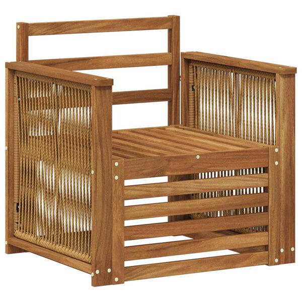 vidaXL Sofa de milieu extérieur Naturel