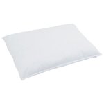 vidaXL Oreillers 2 Pièces Blanc 60 x 70 cm 130gsm 100  coton