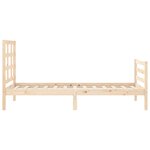 vidaXL Cadre de lit sans matelas 100x200 cm bois massif