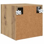 vidaXL Meuble TV Chêne artisanal 30 5 x 30 x 30 cm Bois d'ingénierie