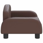 vidaXL Canapé pour enfants marron 50x40x30 cm similicuir