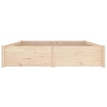 vidaXL Cadre de lit avec tiroirs 135x190 cm Double