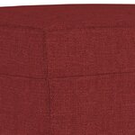 vidaXL Banc Rouge bordeaux 70x35x41 cm Tissu