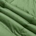 vidaXL Couette d'été 155 x 220 cm Été Microfibre (100  polyester) Vert
