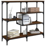 vidaXL Table console chêne marron 103x32x95 cm bois d'ingénierie