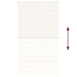 vidaXL Store zèbre beige marbré largeur du tissu 130 9 cm polyester