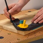 wolfcraft Fausse équerre avec bissectrice d'angle 6921000