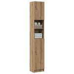 vidaXL Armoire de salle de bain chêne artisanal 32x25 5x190 cm