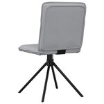 vidaXL Chaises à manger lot de 6 gris clair tissu