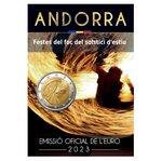 Pièce de monnaie 2 euro commémorative Andorre 2023 BU – Festival du solstice d’été