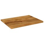 vidaXL Dessus de table 70x50x2 5 cm rectangulaire bois massif manguier