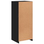 vidaXL Buffet avec lumières LED noir 41x37x100 cm