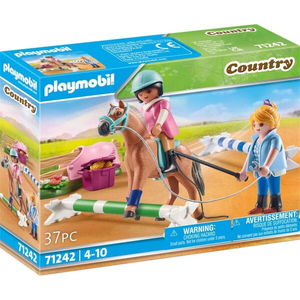 PLAYMOBIL 71242 - Country Cavalière et cheval avec monitrice