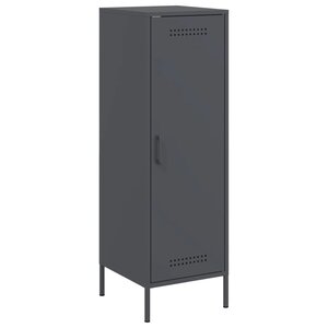 vidaXL Buffet haut anthracite 36x39x113 cm acier