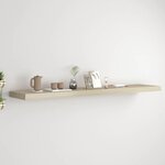 vidaXL Étagère flottante murale chêne 120x23 5x3 8 cm MDF
