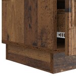vidaXL Meuble TV Bois ancien 147 x 34 5 x 27 cm Bois d'ingénierie