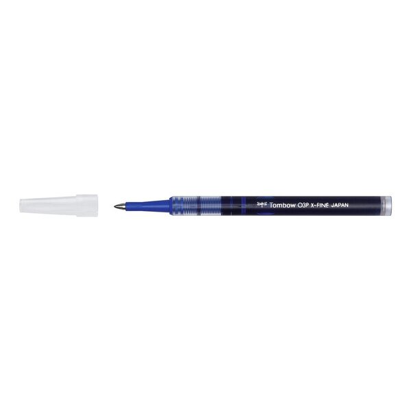 Recharge Mine pour Roller Pointe Fine 0 5 - Trait 0 3mm Bleu x 12 TOMBOW