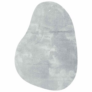 vidaXL Tapis de surface HUARTE Gris 140 x 200 cm Polyester