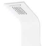 vidaXL Panneau de douche aluminium 20x44x130 cm blanc