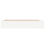 vidaXL Cadre de lit blanc 200x200 cm
