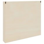 vidaXL Boîte d'Exposition en Bois Marron 60 x 8 5 x 54 cm Contreplaqué