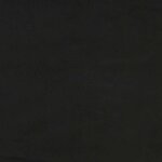 vidaXL Chaise à bascule avec repose-pied Noir Velours