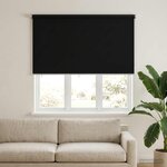 vidaXL Store roulant extérieur protection UV Noir 100 x 230 cm (L x H)