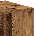 vidaXL Tables d'appoint 3 Pièces chêne artisanal bois d'ingénierie