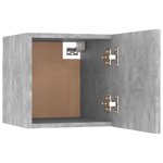 vidaXL Tables de chevet 2Pièces Gris béton 30 5x30x30cm Bois d'ingénierie