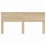 vidaXL Tête de lit Chêne Sonoma 200 cm Bois d'ingénierie