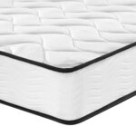 vidaXL Matelas à ressorts bonnell moyen 120x200 cm