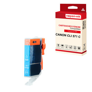 Nopan-ink - x1 cartouche canon cli 571 xl cli 571xl compatible