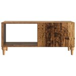 vidaXL Table basse Bois ancien 90 x 50 x 40 cm Bois d'ingénierie