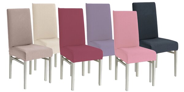 Housse de chaise extensible 23 x 18 x 18 cm - Rose