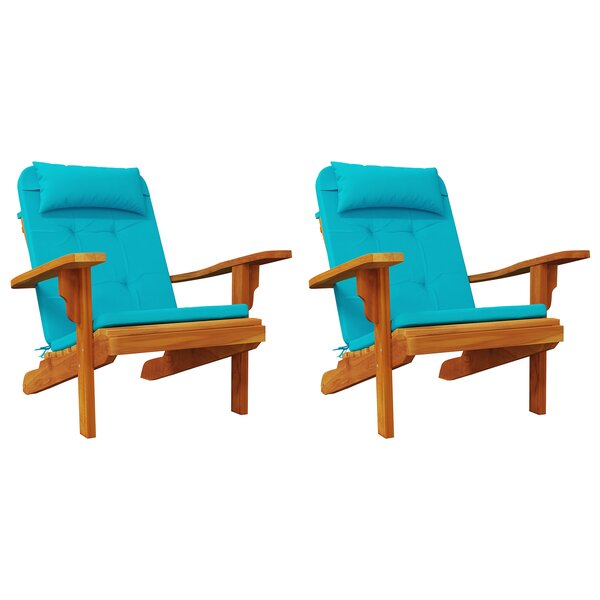 vidaXL avec oreiller 2 Pièces Turquoise