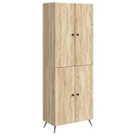 vidaXL Ensemble de Meubles 2 Pièces Chêne Sonoma Bois d'ingénierie