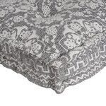 Coussin de palette vidaXL gris clair 120x80x12 cm en tissu