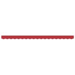 vidaXL Bande de Auvent pour cadre de 4 m Rouge 3.8x0.2 m
