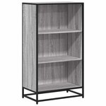 vidaXL Bibliothèque sonoma gris 60x35x107 5 cm bois d'ingénierie