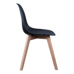 Chaise scandinave coque polypropylène (lot de 4)