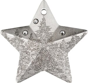 Pièce de monnaie en Argent 5 Dollars g 31.1 (1 oz) Millésime 2025 Holiday Ornament WINTER FOREST (PRÉCOMMANDE)