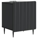 vidaXL Cabinet de chevet 2 Pièces Noir 43 x 34 5 x 52 cm
