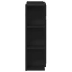 vidaXL Armoire Miroir Chêne noir 80 x 20 5 x 64 cm Bois d'ingénierie