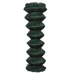 vidaXL Clôture à mailles losangées Acier 1 25x15 m Vert