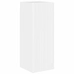vidaXL Meuble TV mural Montage mural Blanc Brillant 30 x 31 x 80 cm