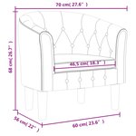 vidaXL Chaise cabriolet gris clair velours